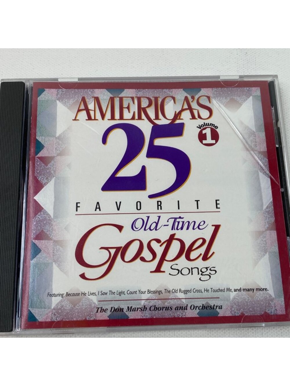 Americas 25 Favorite Old-Time Gospel Songs Volume 1 CD The Don Marsh Chorus